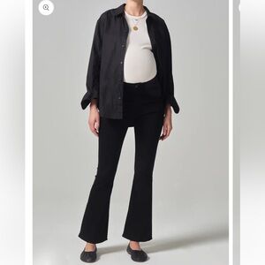 Citizens Of Humanity Black Flared Pants